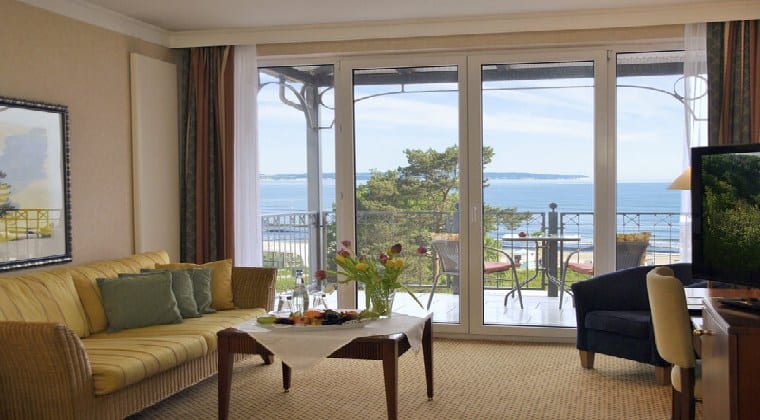 Zimmerbeispiel im Grand Hotel Binz