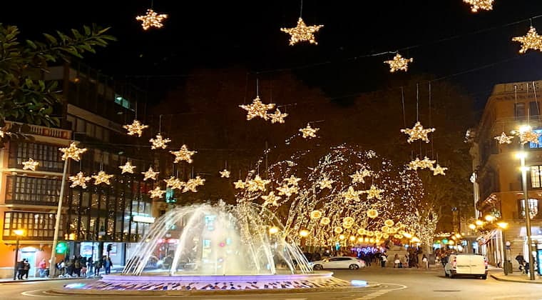 Weihnachtsbeleuchtung Palma