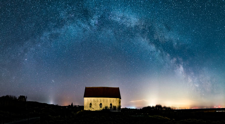 Die Milchstrasse am Himmel in Spiekeroog