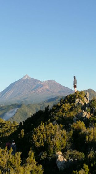 Terneriffa Baracan Steig Berg