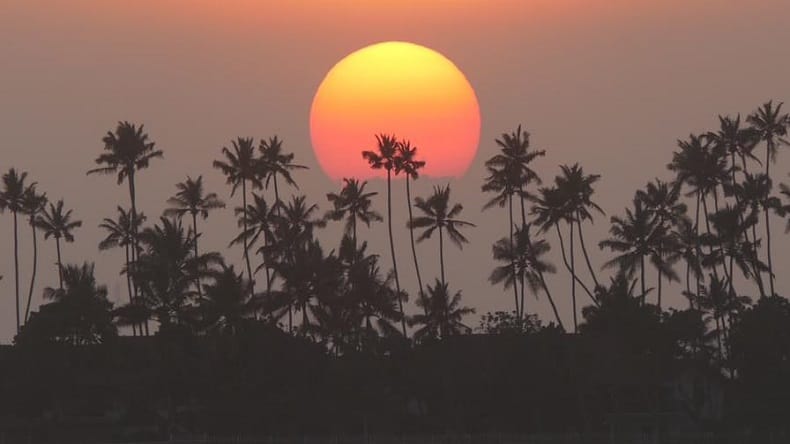 Sri Lanka Sonnenuntergang