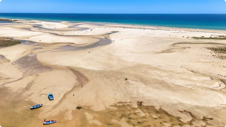 Beliebteste Strände Europa: Praia de Cacela Velha, Portugal